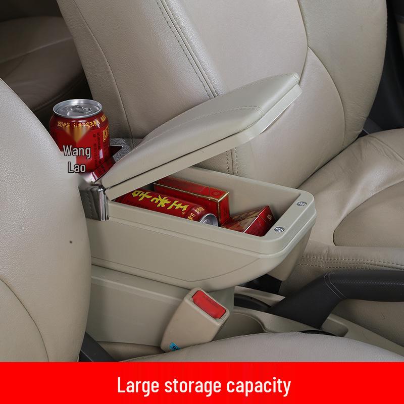 2025 Volkswagen TERA Center Console Storage for South America - No Drilling, Uses Original Space