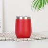 12oz Eggshell Cup Stainless Steel Vacuum Thermos Cup Double-Layer Vacuum Insulation U-Shaped Egg Cup Portable Office Thermal