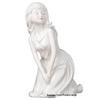 Chinese Classical White Porcelain Lady Figurine for Home Decor