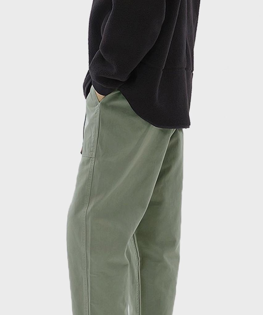 Geulamichi Loose Tapered Pants Khaki Grey