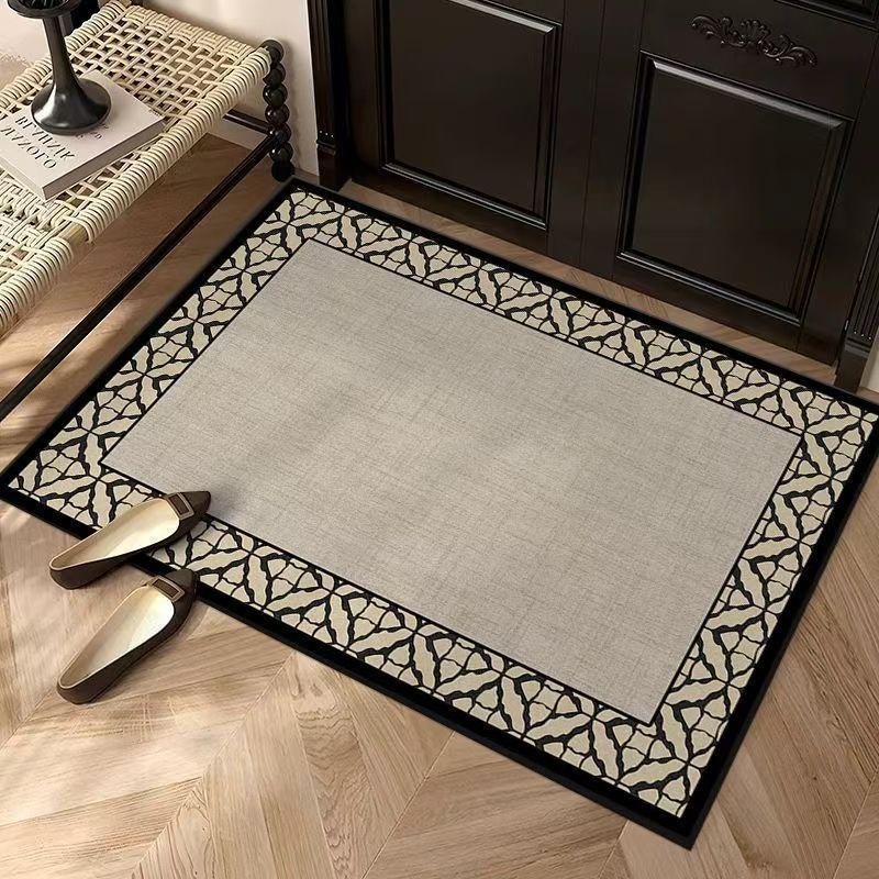 Vintage Entrance Carpet Simple Entrance Mat Dirt Resistant and Dust Removing Door Mat