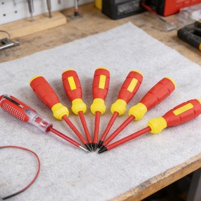 Anti Electric Shock Precision Screwdriver Industrial Insulated Screwdriver Set Electrician Maintenance Tools Repair Accessories