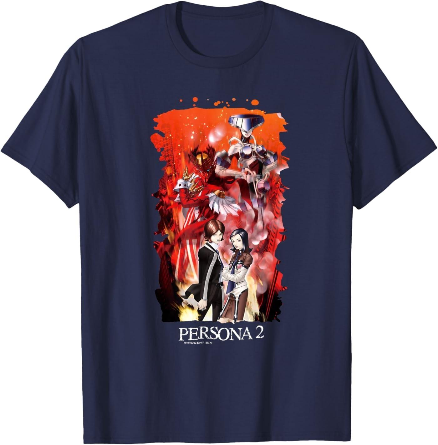 ATLUS Persona 2 Duality ( 2 Side ) T-Shirt S разноцветный