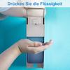 500ml Wall Mount Soap Dispenser, Automatic Press for Hand Sanitizer Shampoo Shower Gel, Refillable for Home Hotel Bathroom