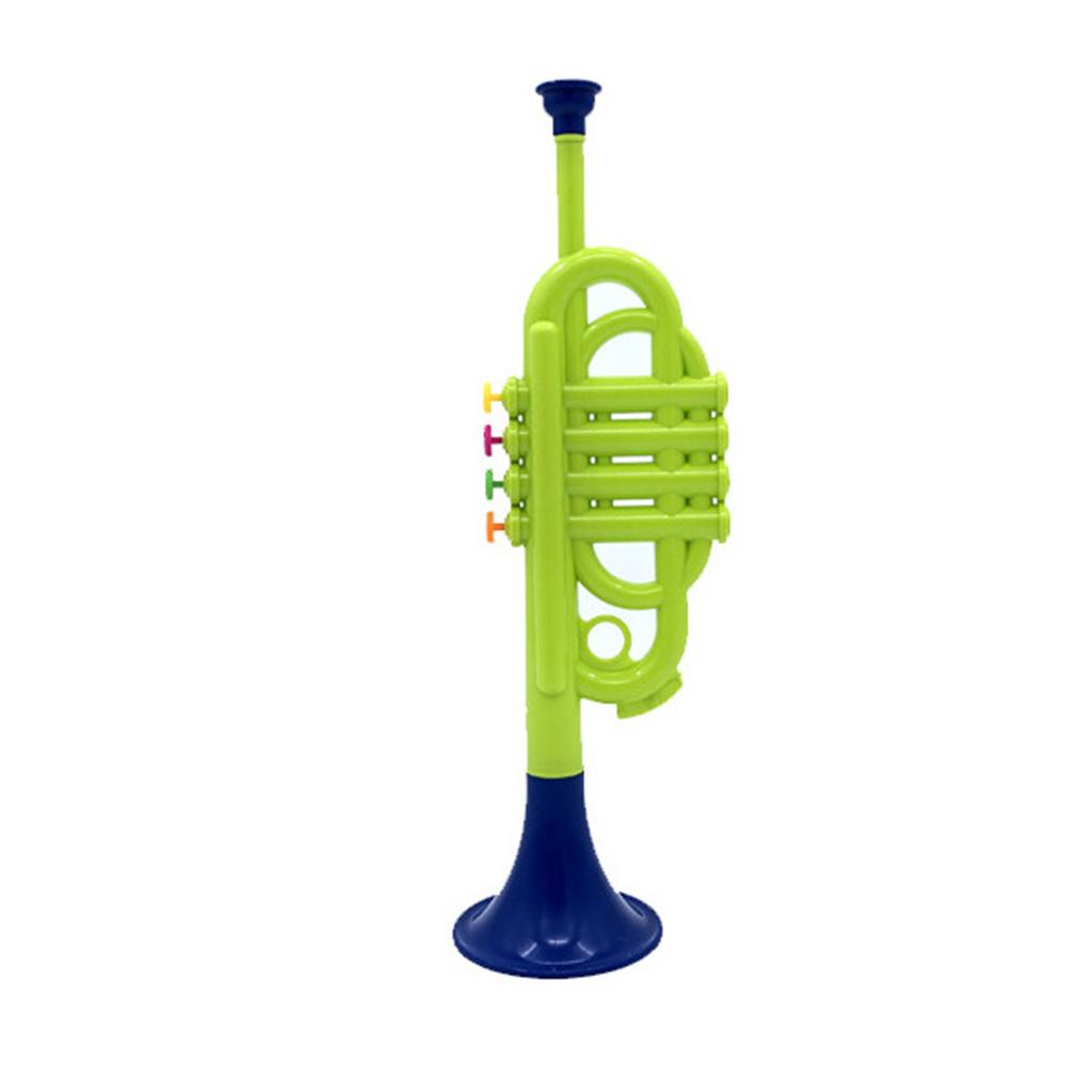 Realistisk Barne Trompet Leke Musikkinstrument Leke for Barn Musikkinteresse Utvikling Trygg Pedagogisk Leke for Barn