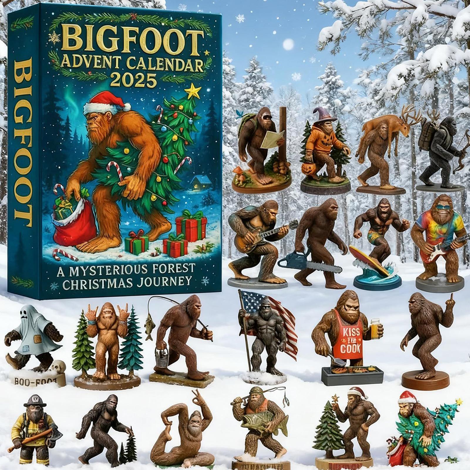 Christmas Pendant Countdown Calendar Acrylic 2D Reusable Keepsake 24-Day Creature-Themed Calendar For Countdown For Family M