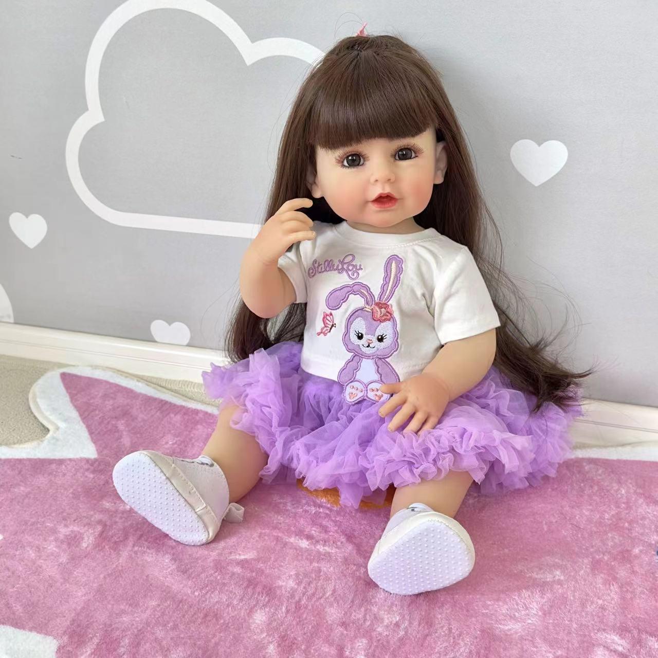 Realistic 55cm Full Silicone Reborn NPK Doll 55cm