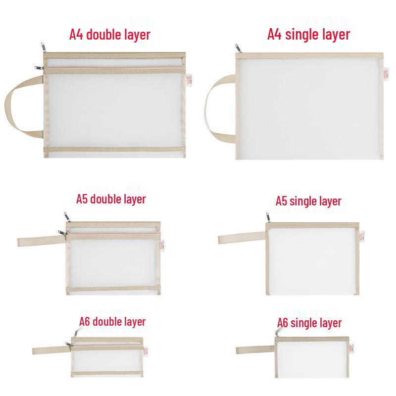 Morandi Multi-Size Storage & Organizing Bags for Documents and Stationery