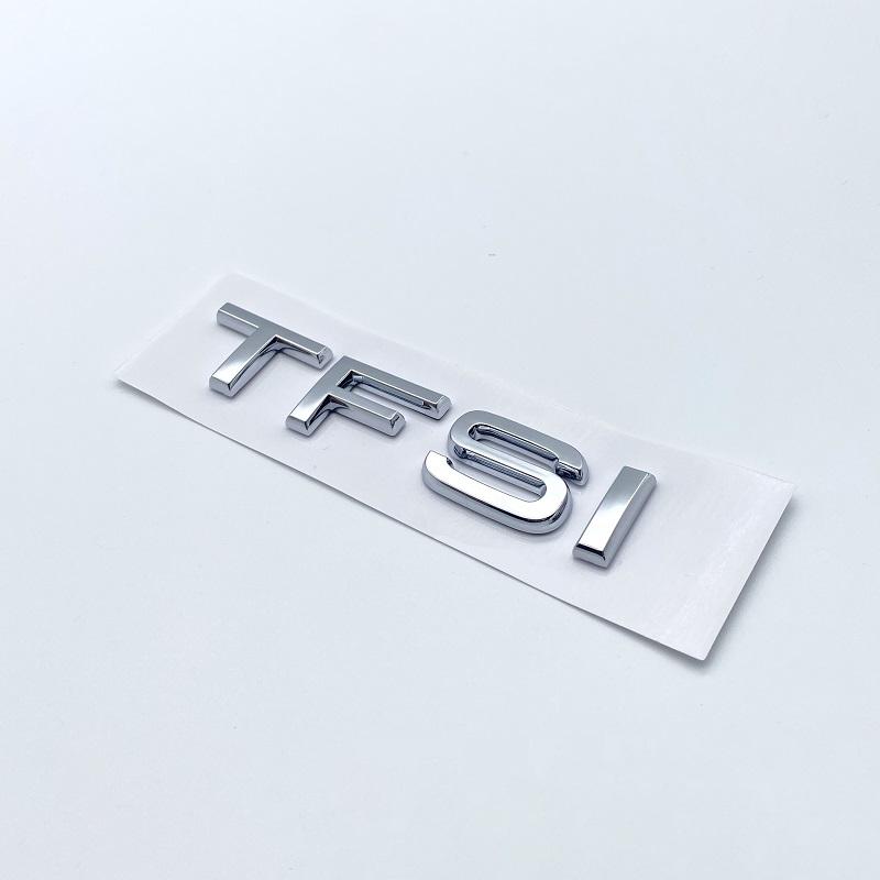 Chrome Glossy Black ABS Letters Numbers 30TFSI 35TFSI 40TFSI 45TFSI 50TFSI Emblem for Audi A3 Car Rear Trunk Logo Sticker