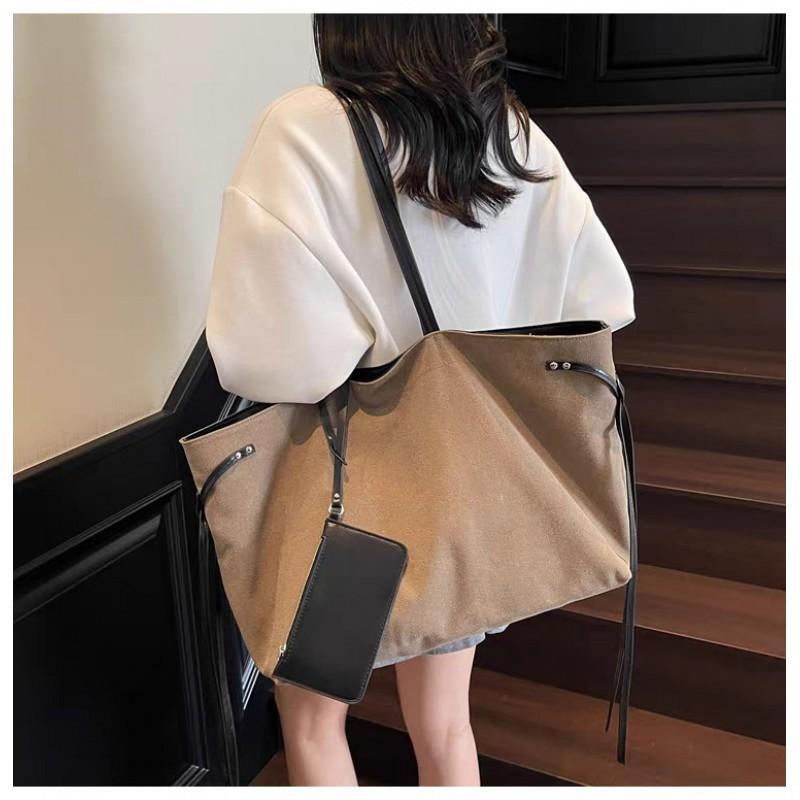 Fashionable All-match Shoulder Bag Women s Large Capacity Commuting Tote High-end Underarm 53x19x30