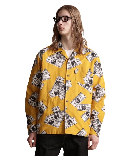 

Schott LS FLANNEL SHIRT (Dollar) 110 PATTENED / (Dollar) 110 Pattern Flannel Shirt Men s M 170 Gold 782-3220004