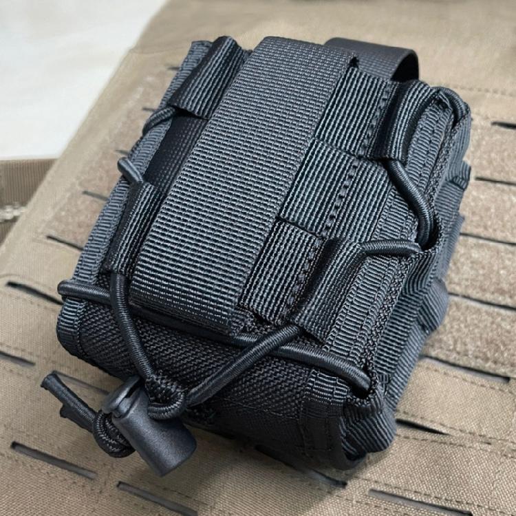Open Top Nylon Handcuff Pouch Waist Belt Bag Handcuff Holder Hunting Accessory