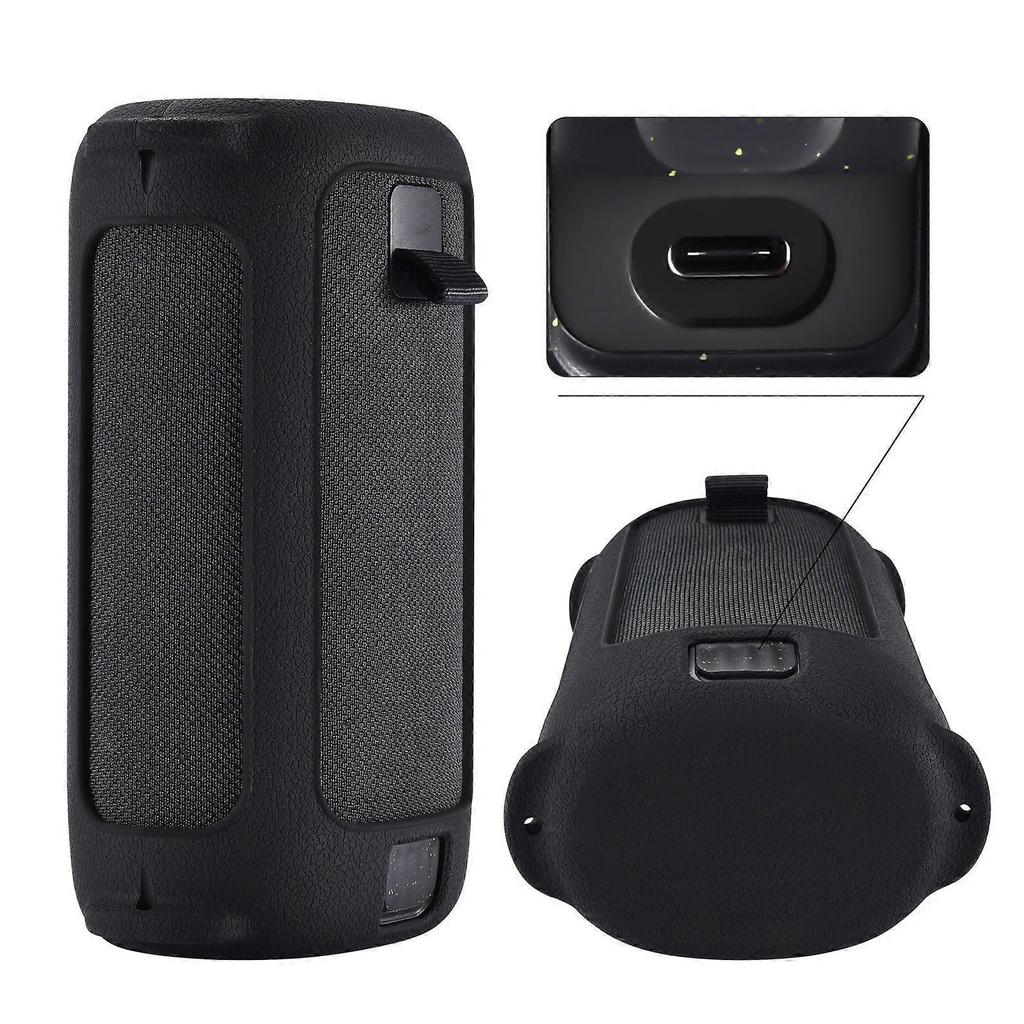 Travel Case Replacement for EVERBOOM Portable Waterproof Wireless Bluetooth-compatible Speakers Case Storage Bag Black