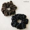 VINGTAINE Leopard Print Velvet a cute hair accessory that makes a great Scrunchie, gift. HS-201-BR