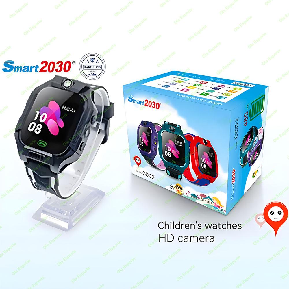 Kids Smart Watch 2G SOS GPS Location Sim Card Call Smartwatch HD Camera Waterproof Watch Gift For Ios Android Children Gifts New