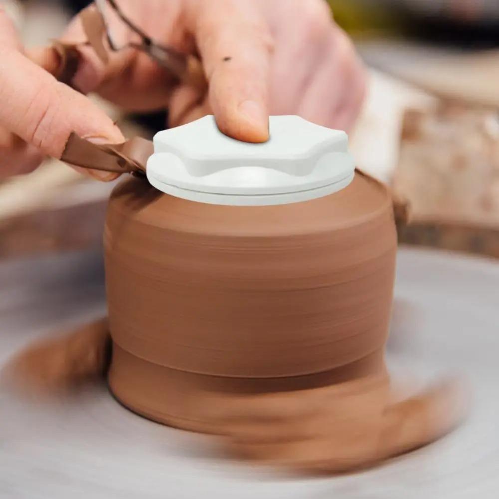 Durable Ceramic Clay Trimming Spinner Portable Potters Rotary Disc Wheel Potters and Clay Artists