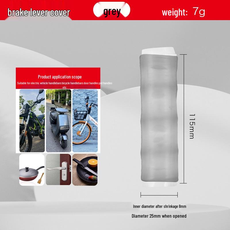 Universal Non-Slip Silicone Handlebar Grips for E-Scooters: Quick Install, Self-Suction, Shock-Absorbent, Wear-Resistant, Various Colors.