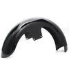 Motorcycle 19" Black Wheels Wrap Front Fender Mudguard Heavy-Duty Steel For Harley Touring Road King Electra Street Road Glide