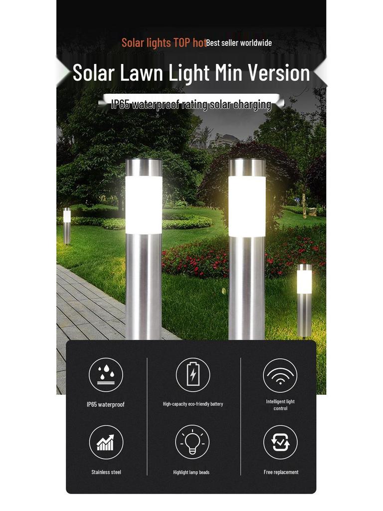 Wasserdichte Solar-Außenleuchte für Hof, Garten, Villa und Rasendekoration
