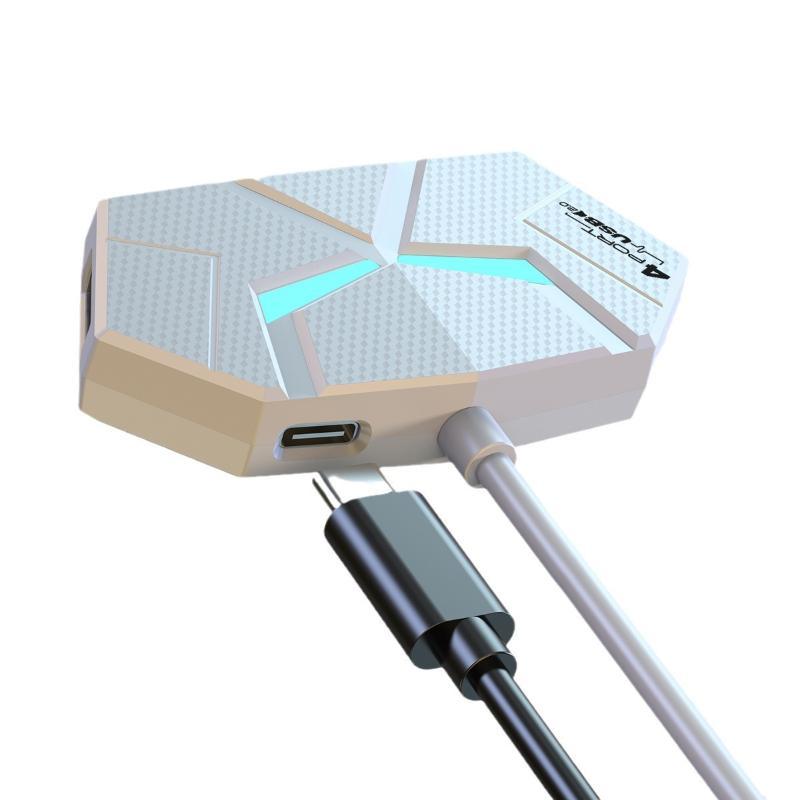4/7 Ports Usb 3.0 Hub 5Gbps Usb Docking Station Usb Hub Usb Splitter Otg Adapter With Type C Power Port For Pc Laptop