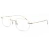 Rimless Rectangle Gold Smartbuy Collection Merry Tt 3gh 001 Fashion Unisex Eyeglasses