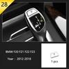 For BMW 1 2 Series F20 F21 F22 F23 Carbon fiber Car Control CD Panel Cover Trim Air conditioning Outlet Frame Decoration Sticker LNYCP1