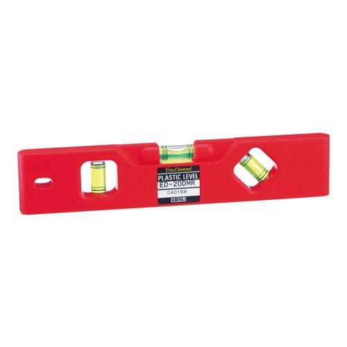 Ebisu Plastic Level, Red, 20x1.4x4cm, ED-20DMR
