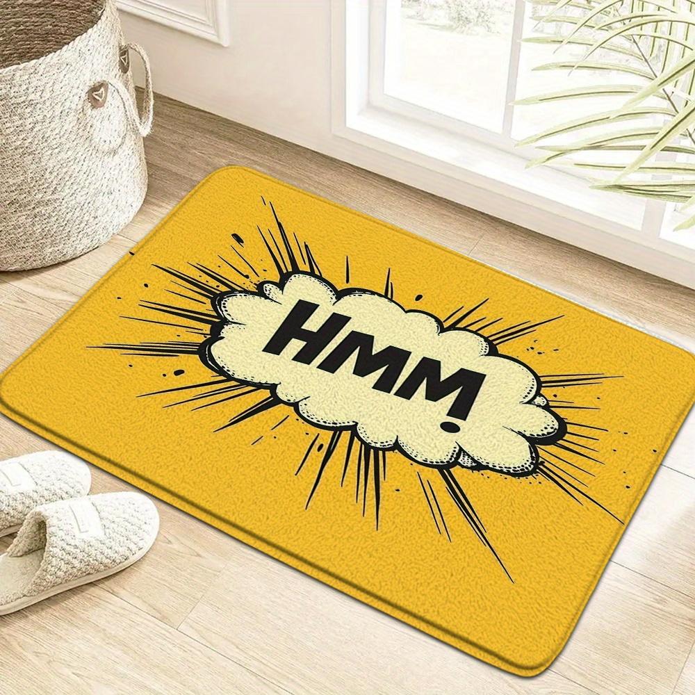 

VIKAMA Premium Yellow Carpet Vibrant Doormat Soft Welcome Mat Rug For Bedroom Carpet For Live Room Bathroom Mat Home Decor 40X60CM (1.3X2FT