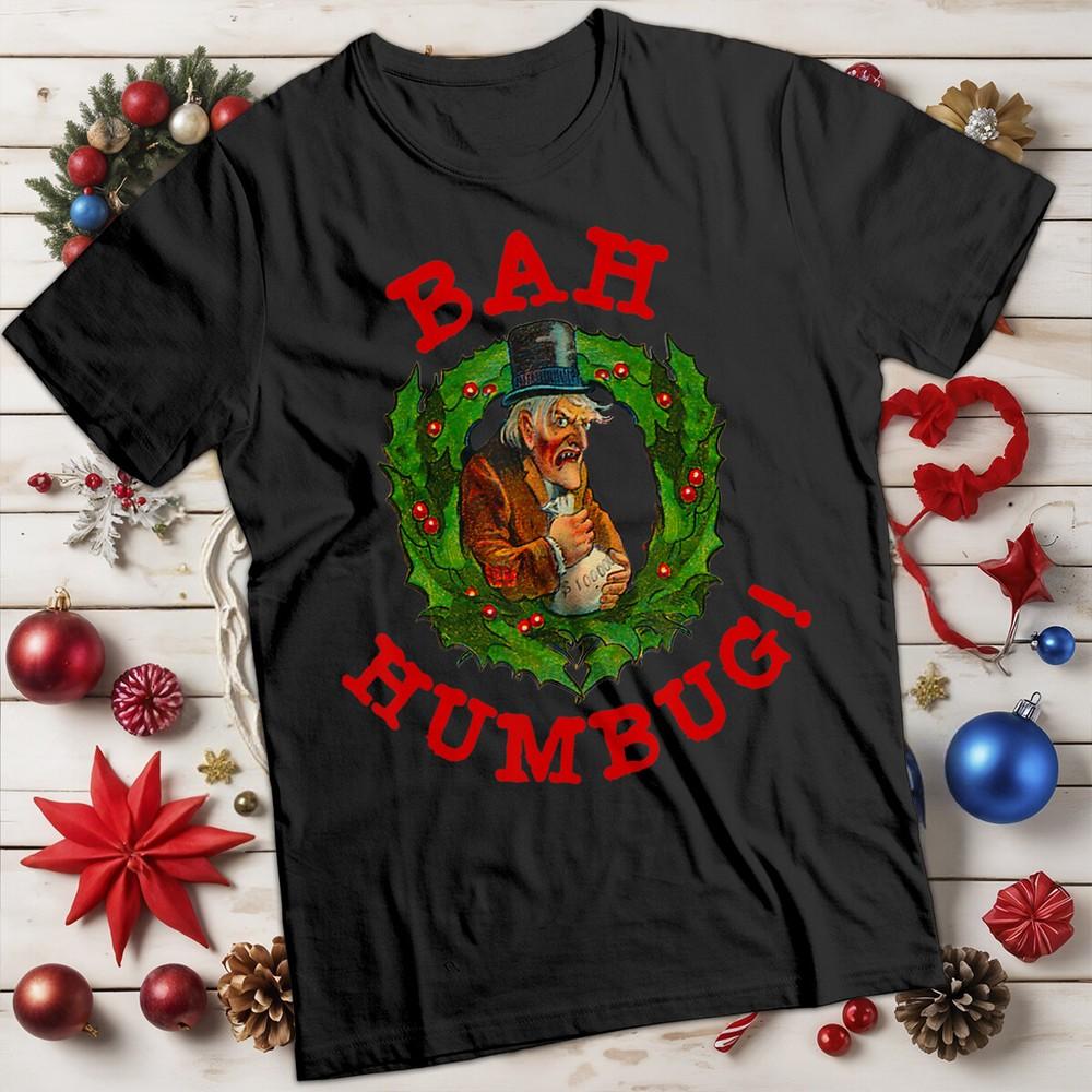 

Сварливый Скрудж Смешная Уродливая Мужская и Женская Рождественская Футболка #MC 3XL