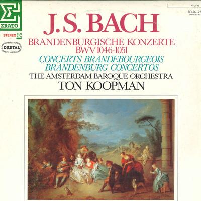 LP Record TON KOOPMAN - Bach: Brandenburg Concertos REL2627 ERATO Japan Classical Used