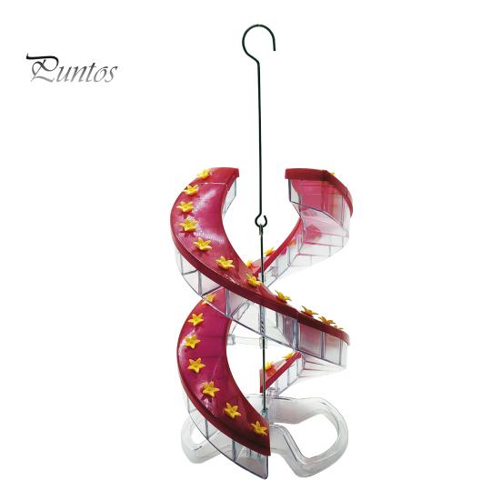 

1 шт/2 шт кормушка для колибри с 16 отверстиями для кормления спиральная кормушка для колибри для уличного подвесного дизайна кормушка для птиц для декора патио и заднего двора 1pc