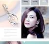 Chinese Style Pearl Twist Love Earrings: Long, Cute, Influencer-Inspired Dangle Jewelry