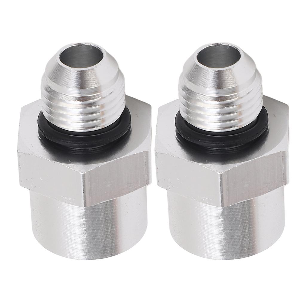 1Pair Fuel Hose Line Adapter M16X1.5 Female Thread to AN6 Male Thread Fuel Adapter Thread Connector for Pipeline