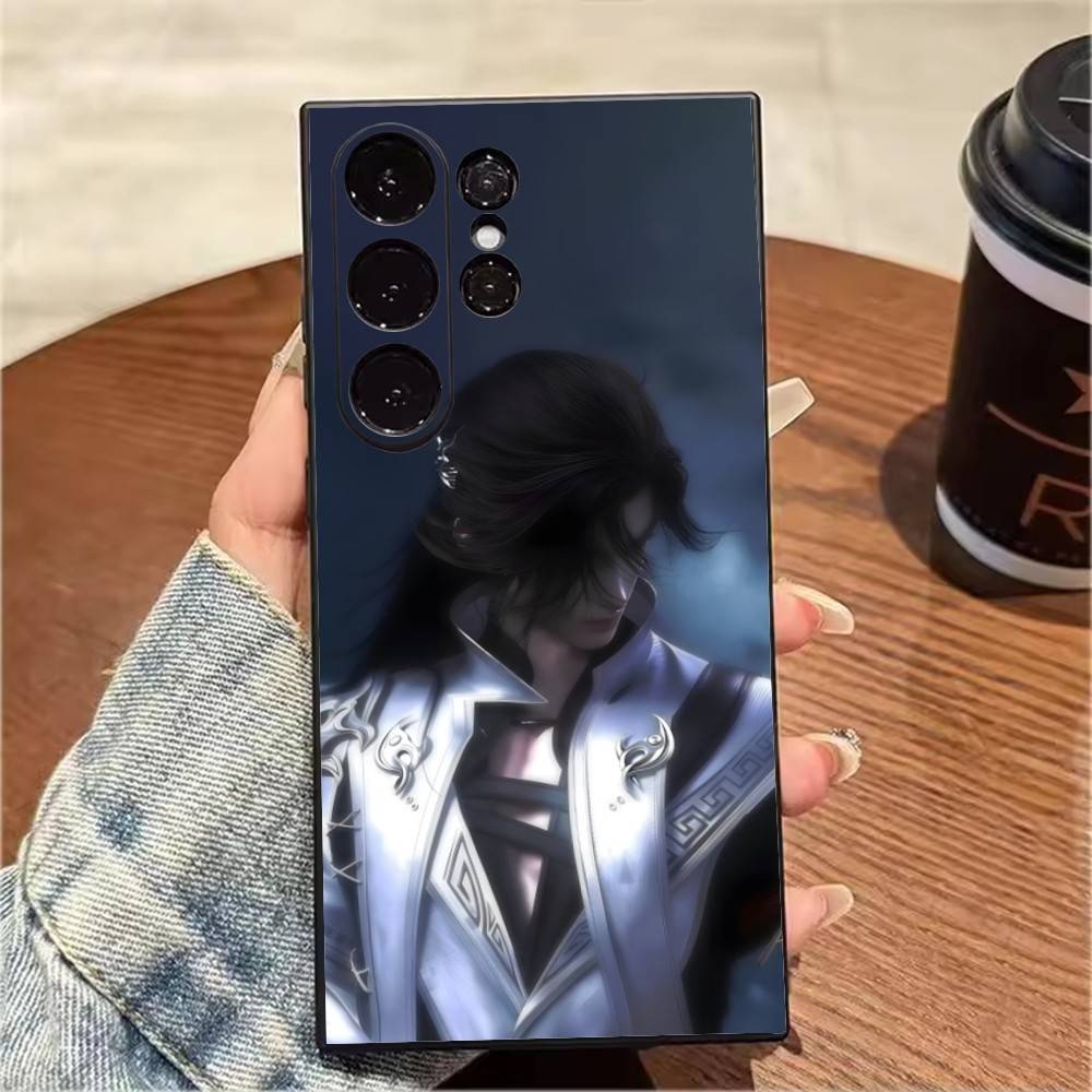 P-Perfect World Shi-Hao Phone Case For Samsung S25,S24,S21,S22,S23,S20,Ultra,S26,Plus,Fe,Note,5G Black Cover