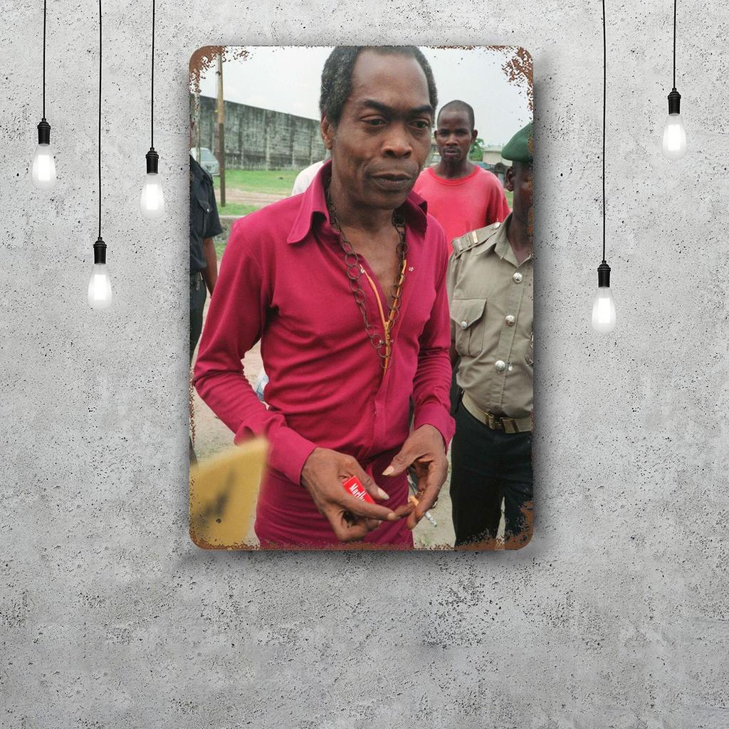 Fela Kuti Metal Signs wall decor Vintage Tin Signs Captain Metal Poster Decor for Bar Pub Club Wall Decoration