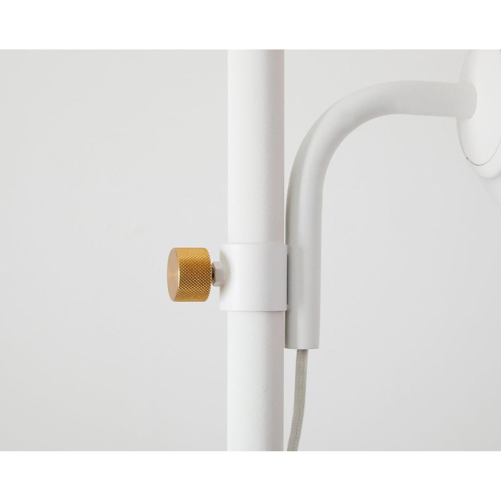 DRAW A LINE 024 Ball Lamp, White, VerticalHorizontal Mounting, D-BA-WH