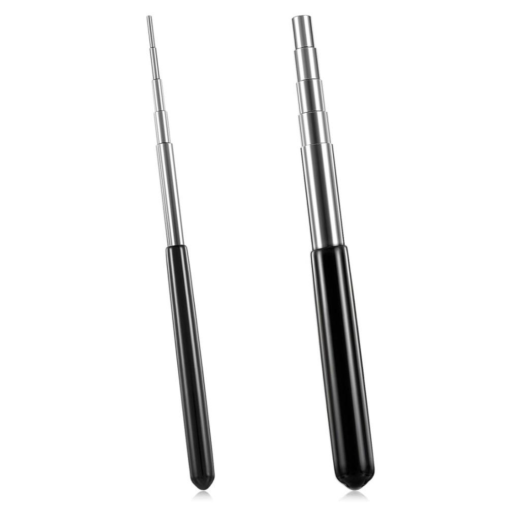 2Pcs Stainless Steel Wire Coiling Mandrel Set,1.5-10mm Jump Ring Forming Tool,Non-Slip Handle DIY Jewelry Wire Wrapping Tool чёрный