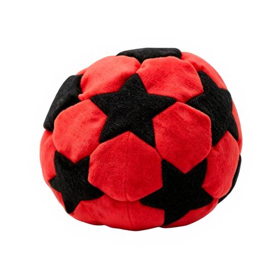 Portable Soccer Footbag for Kids, Soft Juggling Ball, Handmade Colorful Hacky Kick Balls for Backyard Beach