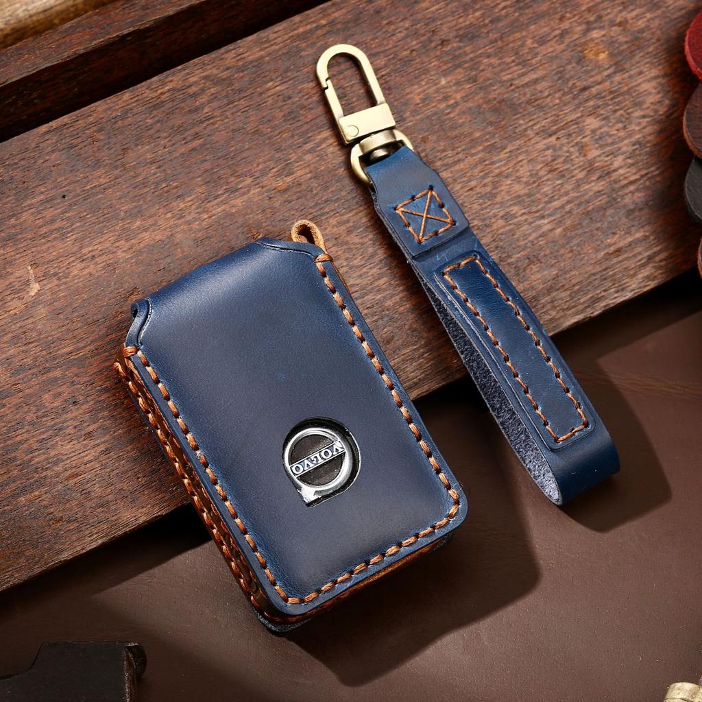 Car Key Case for Volvo Key Cover XC60 XC90S90 Handmade Key Cover