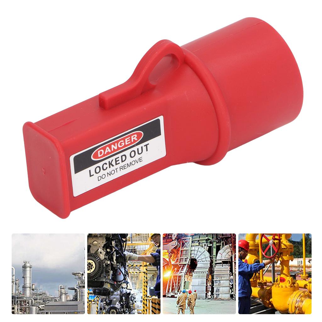 Dispositivo de Bloqueio de Tomada Industrial Isolamento de Energia Elétrica Kit de Bloqueio e Etiquetagem à Prova d'Água Seguro ID de 40mm