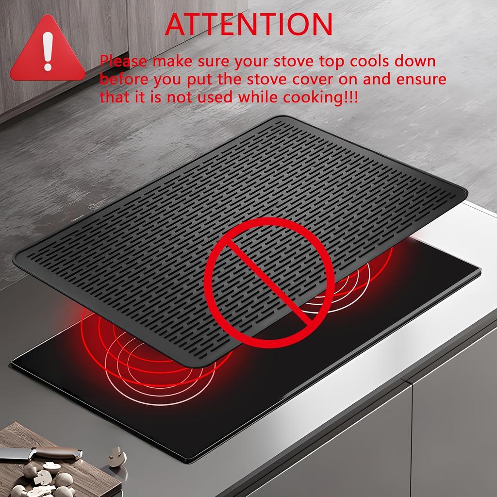 Extra Large 28"x20" Silicone Stove Top Cover Mat - Heat Resistant Glass Cooktop Protector for Ceramic Stove Tops, RV Range Stovetop, and Flat Surfaces