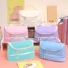 Non-woven Fabric Pencil Case Large Capacity Stationery Storage Pouch Handheld Pen Bag  School
