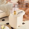 High Calf Foot Bath Basin: Deep, Thick Plastic Insulated Bucket