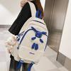 Universal Large Capacity Backpack Cute Cartoon Rabbit High School Student Schoolbags Durable Nylon College Student Book Bag Rucksack