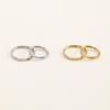 Universal Stainless Steel Nose Ring & Diamond-Studded Circle Earrings Jewelry