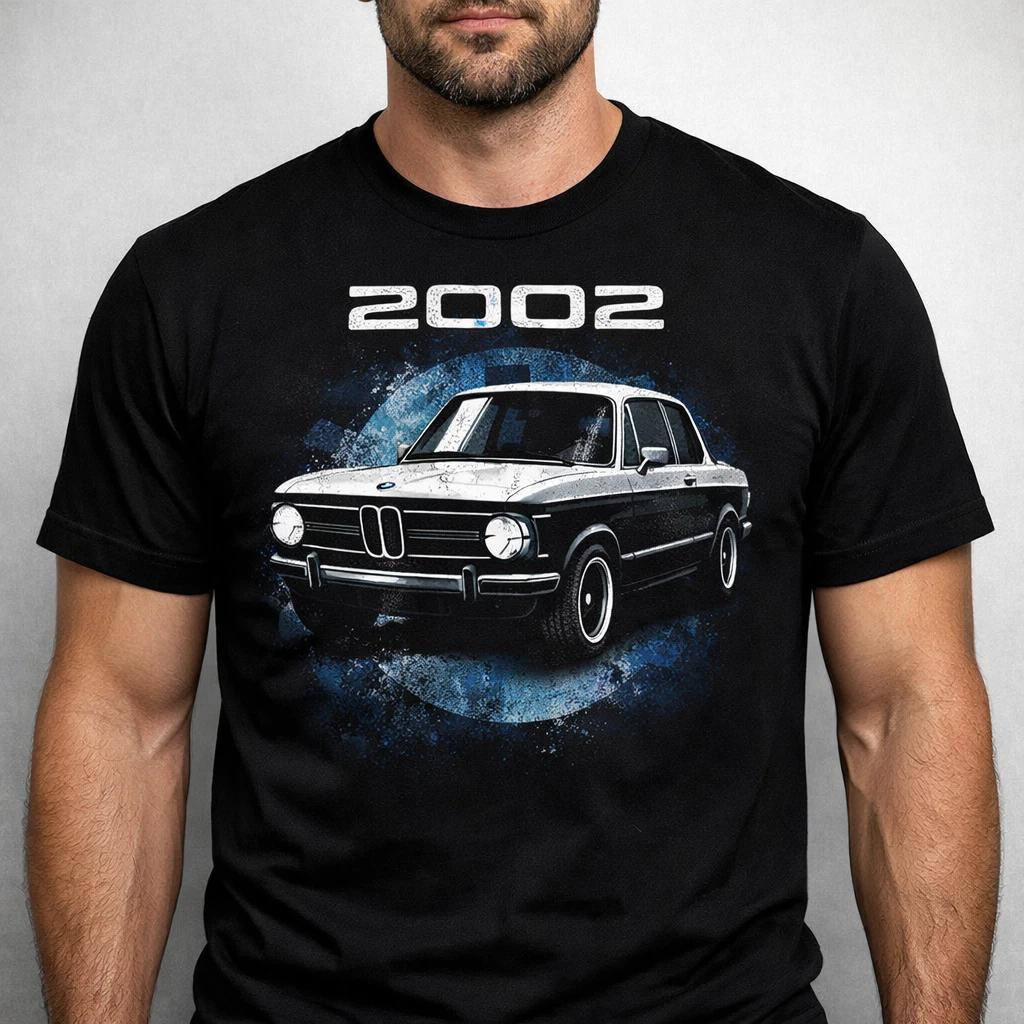 Classic Black Car Lover 2002 Retro Unisex Graphic Tee Gift XXXL