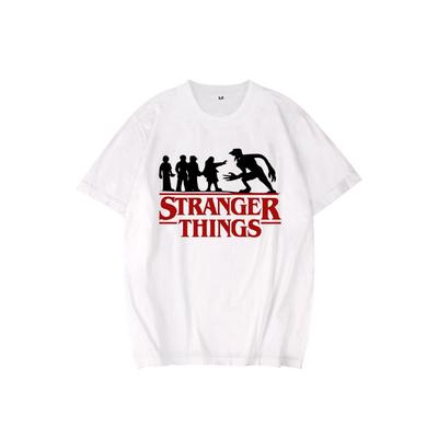 Stranger Things T-Shirt, Classic Silhouette Bikes and Demogorgon Design Perfect for Fans of the Show Comfortable