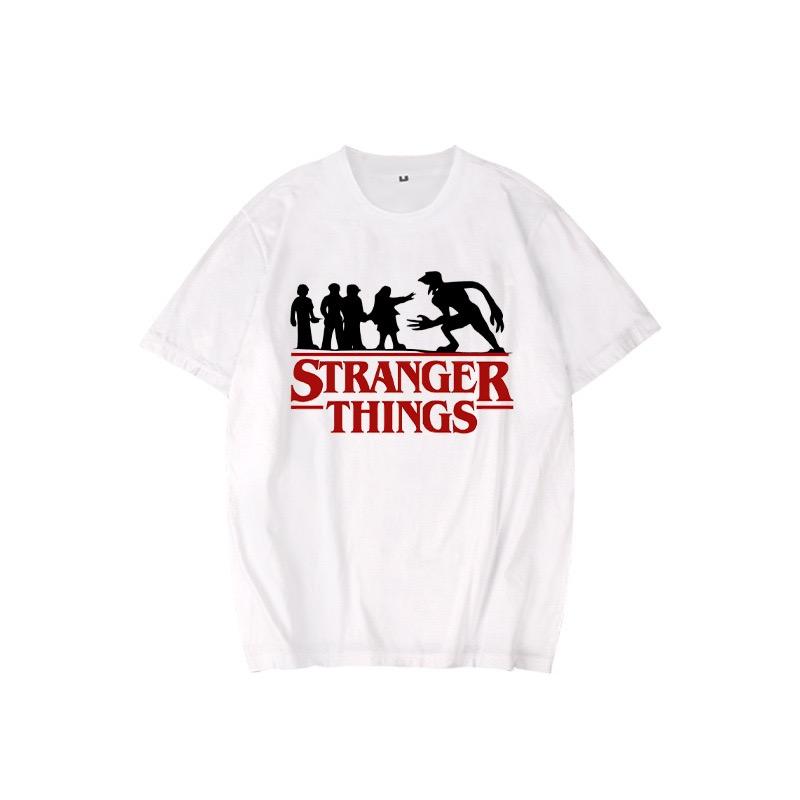 LUXEON Stranger Things T-Shirt, Classic Silhouette Bikes and Demogorgon Design Perfect for Fans of the Show Comfortable S