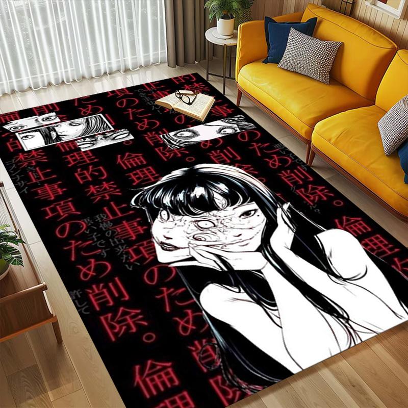 Manga Horror Living Room Nonslip Area Rug Soft Carpet For Bedroom Game Playroom Sofa Office Home Decor Doormat Christmas Gift C9301119