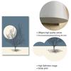 Scandinavian Tree Moon Beige Blue Posters Abstract Wall Decorative Canvas Painting Print for Living Room Home Decor Art Picture